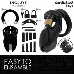 ADDICTED TOYS LOCKED - VERBOTENES PENISKÃFIG 10 CM